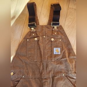 Carhartt overalls coveralls tan 34 x 30